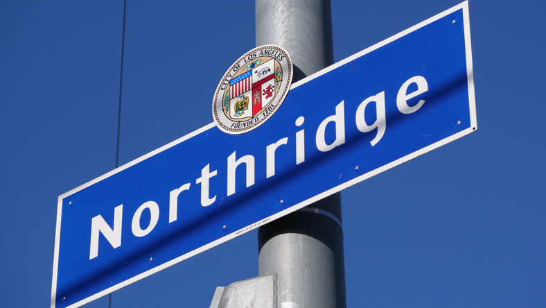 Northridge California Public Welcome Sign